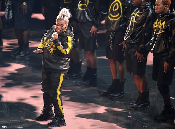 NEWARK, NEW JERSEY - AUGUST 26: <<enter caption here>> onstage during the 2019 MTV Video Music Awards at Prudential Center on August 26, 2019 in Newark, New Jersey. (Photo by Noam Galai/Getty Images)