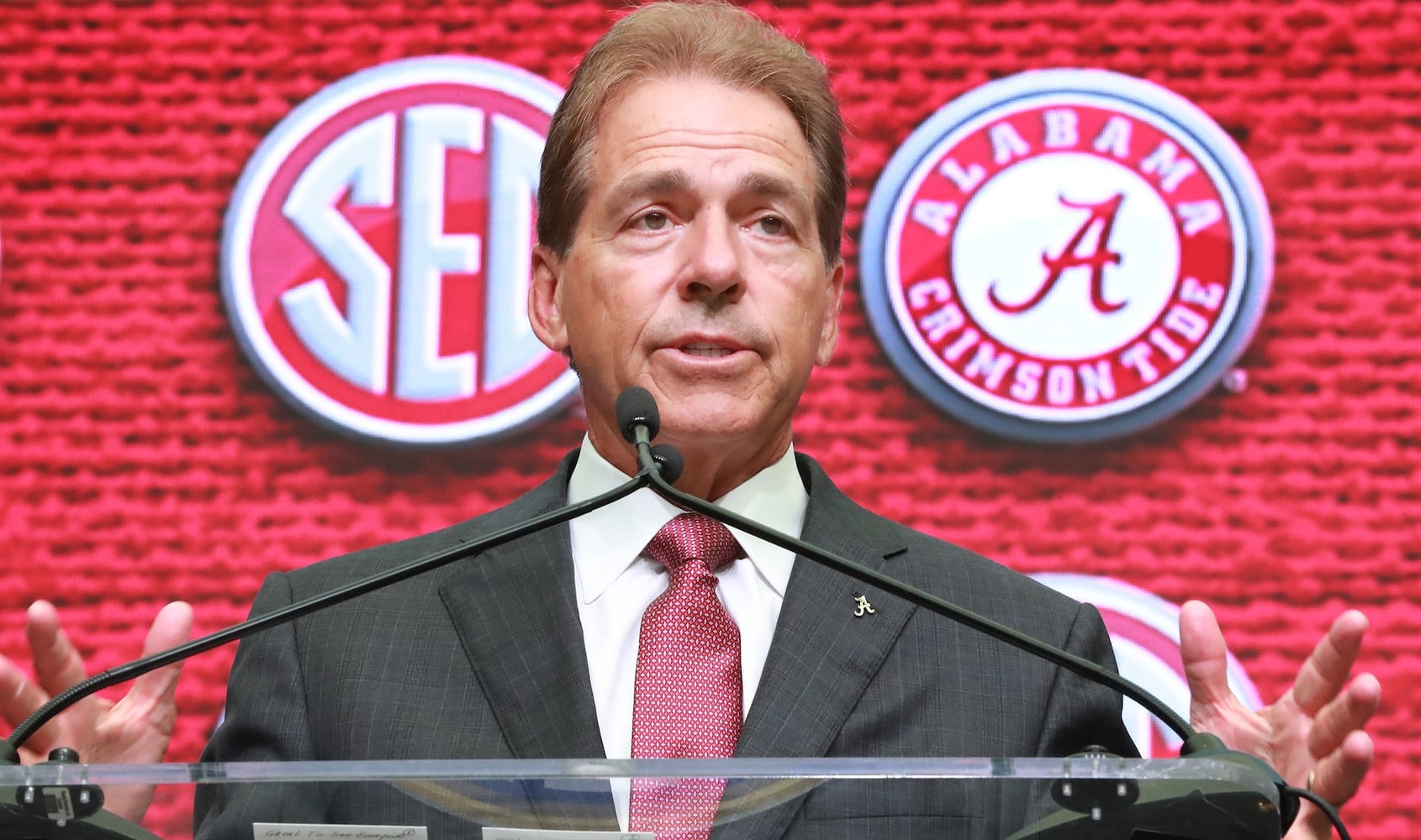 Nick Saban AJC 2018