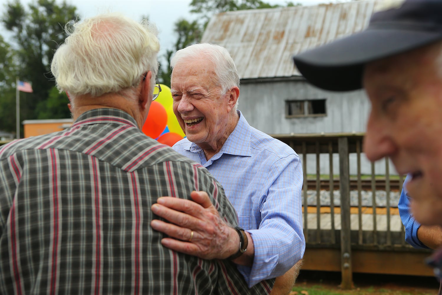 Plains throws birthday party for Jimmy Carter