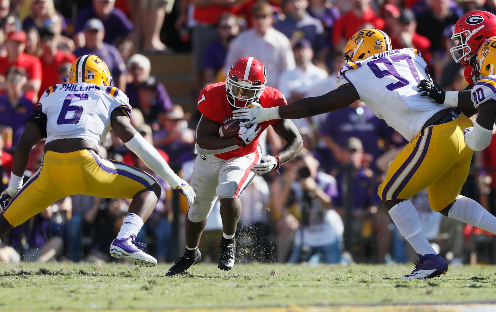 Photos: Bulldogs get big SEC test from LSU