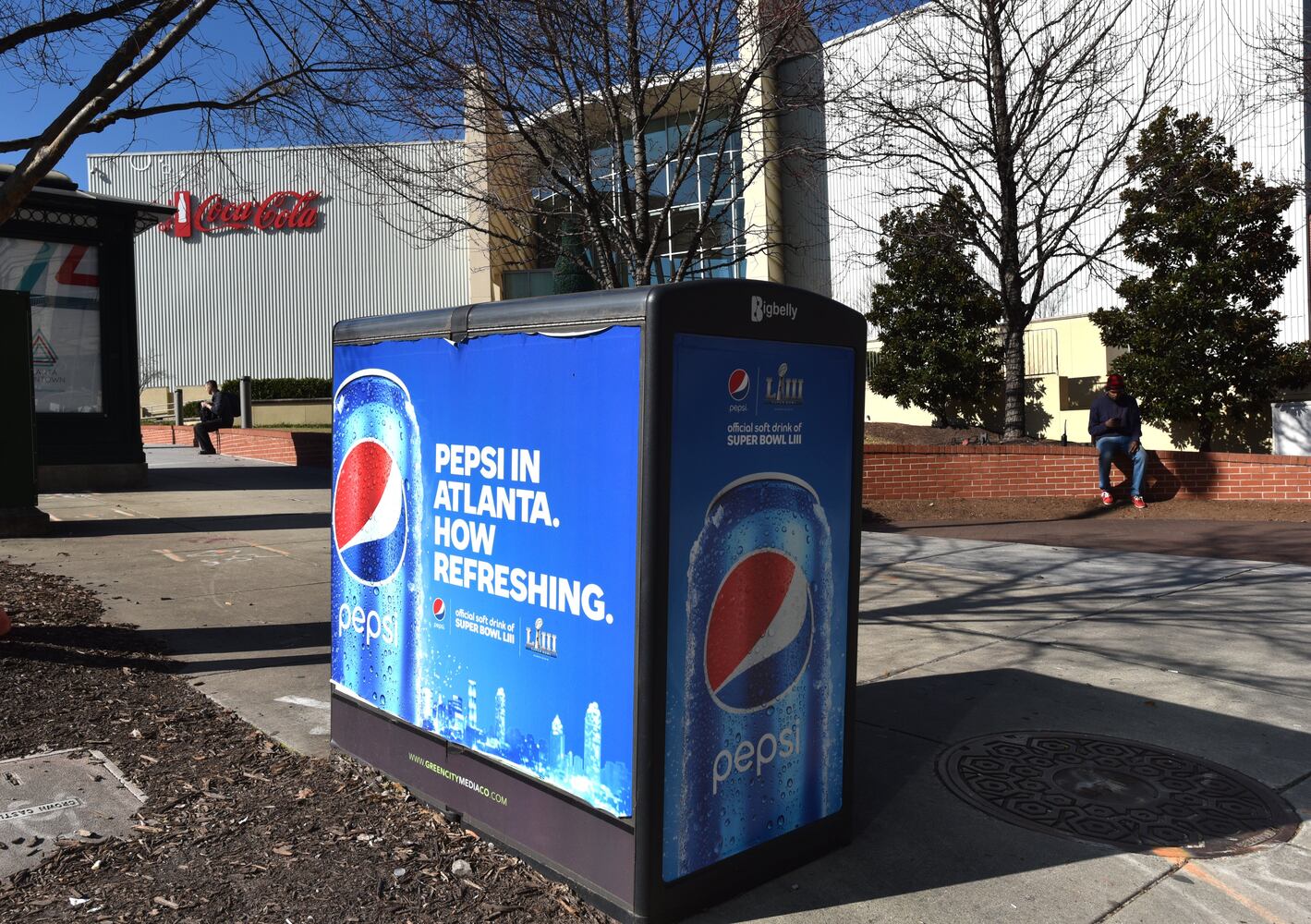 Photos: See how Atlanta's landmarks have readied for Super Bowl