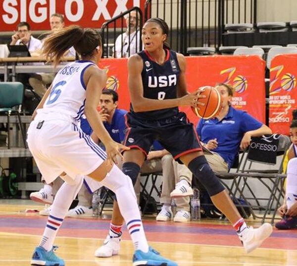  Maya Dodson was a starter on USA's U17 team that won a bronze medal last summer in Spain.