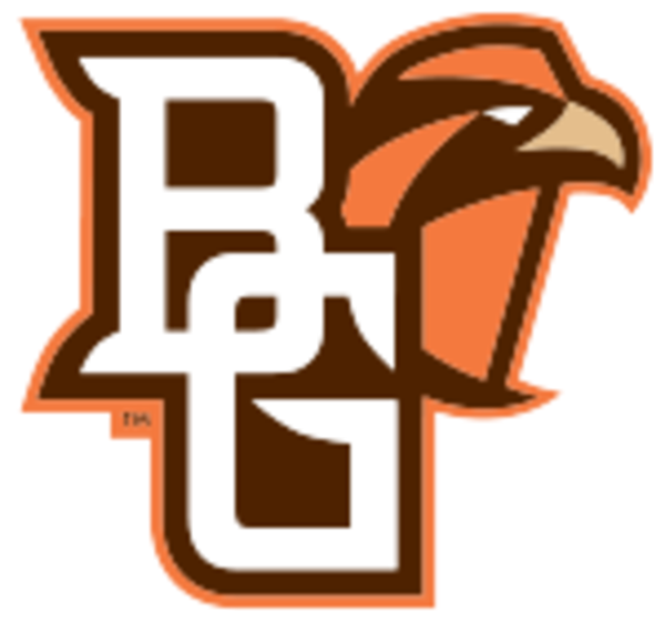 Bowling Green's interlocking "BG" logo with its Falcons mark. (Bowling Green athletics website)