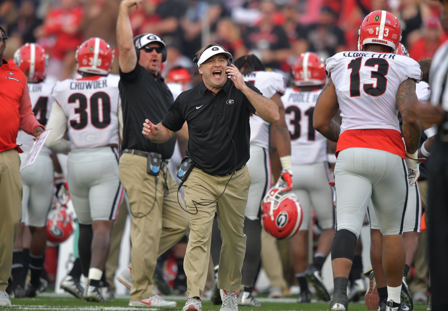 Photos: Bulldogs battle Sooners in Rose Bowl