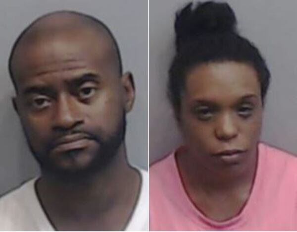 Marcellus Alston (left), Monic Harrish (Credit: Fulton County Sheriff’s Office)