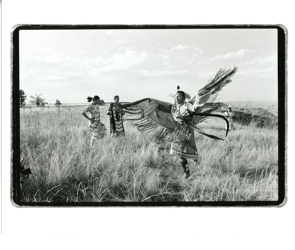 “Dancing in the Badlands” is part of Stuart’s series on the Lakota Sioux tribe of the Pine Ridge Reservation in South Dakota. Contributed by © Marty Stuart)