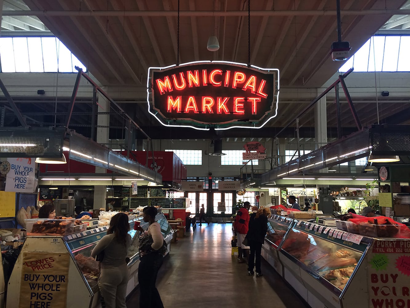 Atlanta's history in neon: Sweet Auburn Curb Market