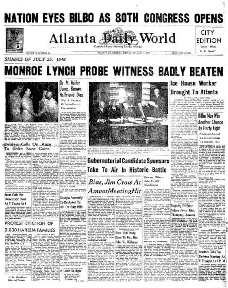 Atlanta Daily World and the Scott family