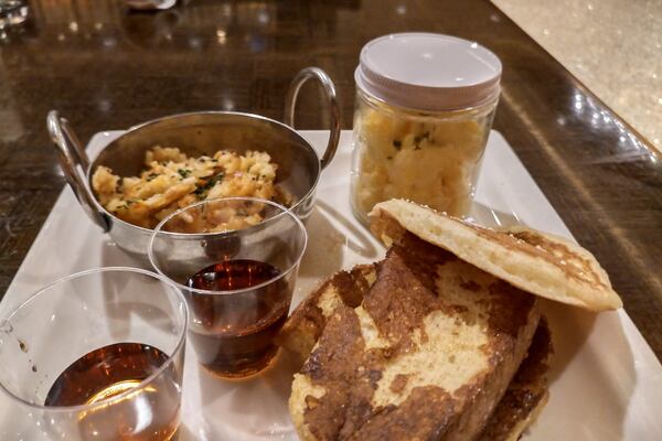 Brunch offerings at The Wicked Spoon buffet at The Cosmopolitan in Las Vegas.