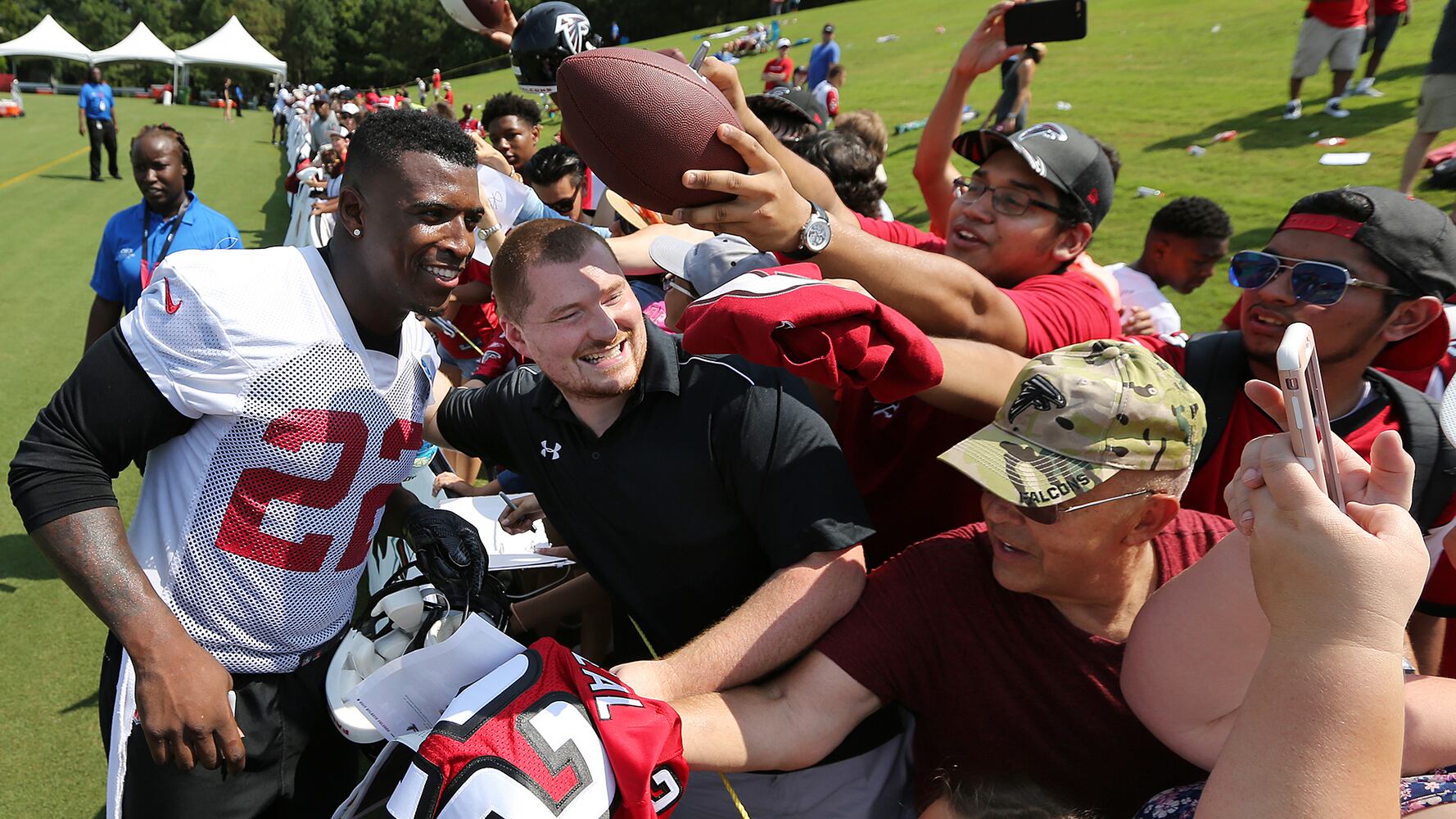 Photos: Falcons open training camp in Flowery Branch