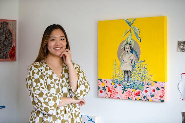 Despite the ups and downs of her personal life, art never stopped being important to Nicole Kang. She had her first solo show last year and has completed a handful of murals around town. (Photo Courtesy of Isadora Pennington)