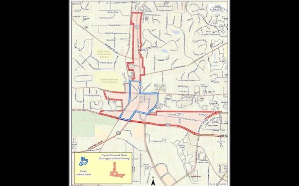 Alpharetta is considering expanding its open container ordinance.