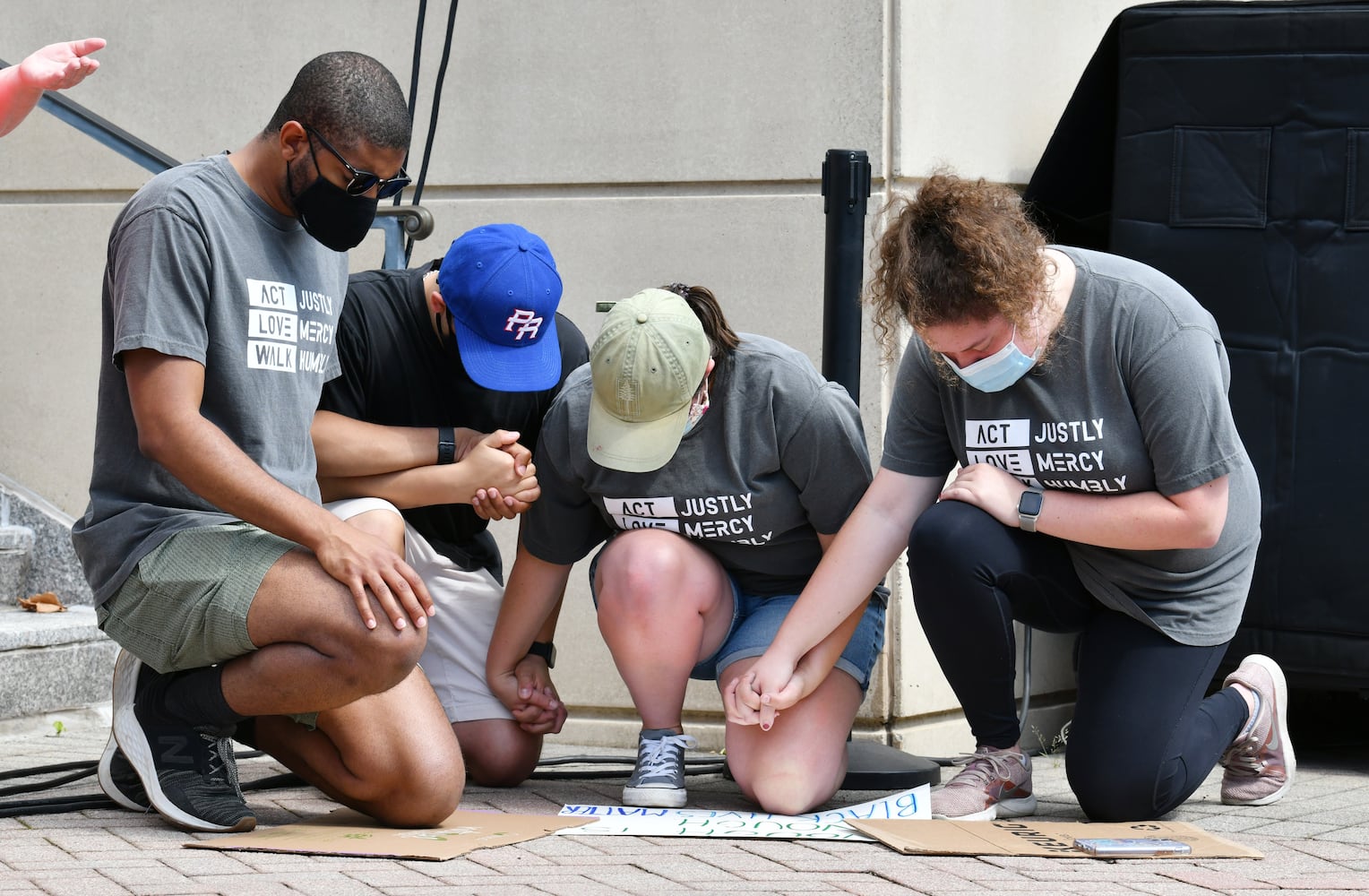 PHOTOS: Solidarity March outside of Roswell City Hall