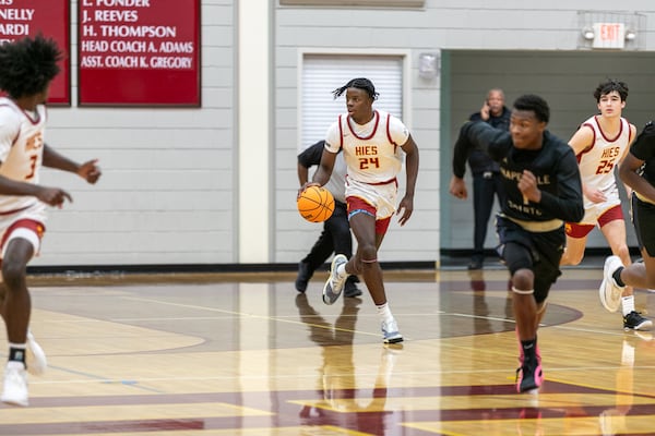 Holy Innocents' Golden Bears senior Caleb Wilson is the country's No. 6 player overall and committed to North Carolina. He's trying to win the Golden Bears their first championship in program history. (Courtesy of Holy Innocents')