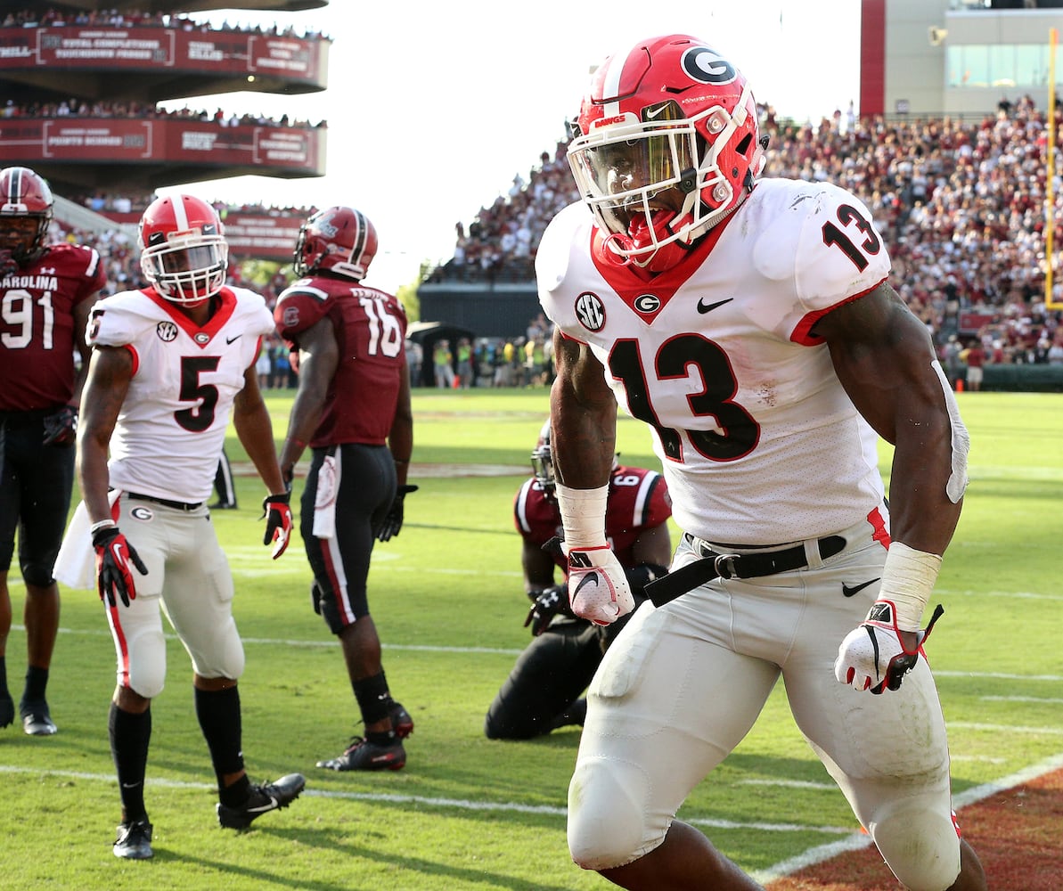 Photos: Bulldogs pull away from South Carolina