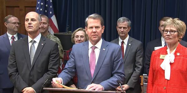 Gov. Biran Kemp announced more cases of the coronavirus in Georgia.