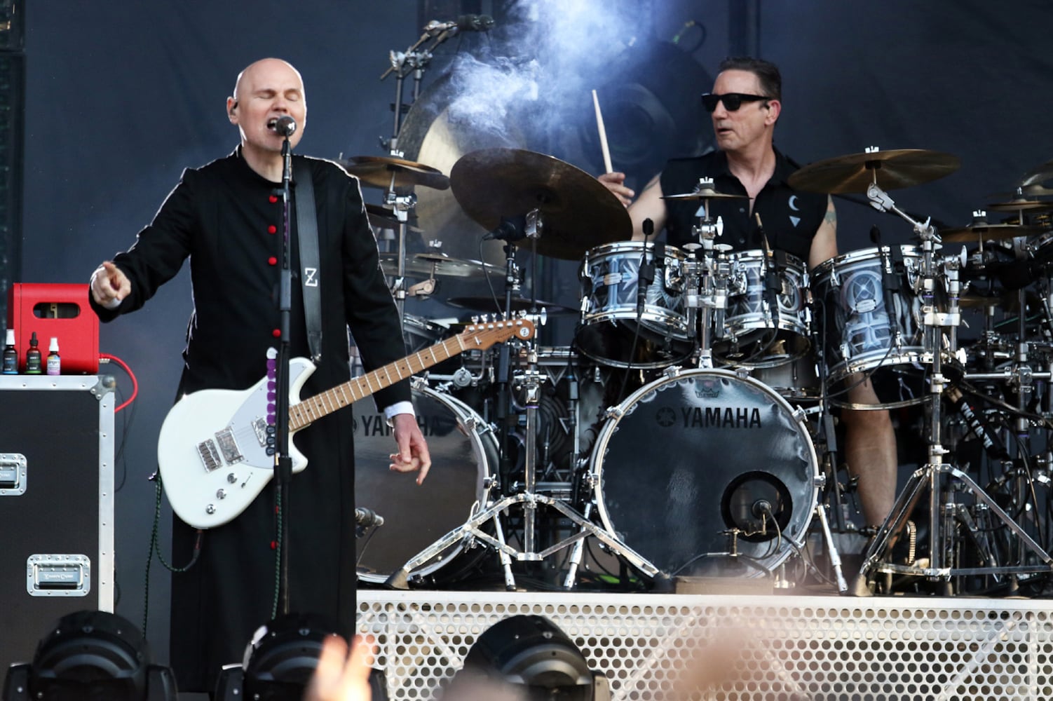 -- Smashing Pumpkins
Green Day brought their Saviors Tour to Truist Park on Wednesday, August 28, 2024. Opening acts were Smashing Pumpkins, Rancid, The Linda Lindas and Paradox.. 
Robb Cohen for the Atlanta Journal-Constitution