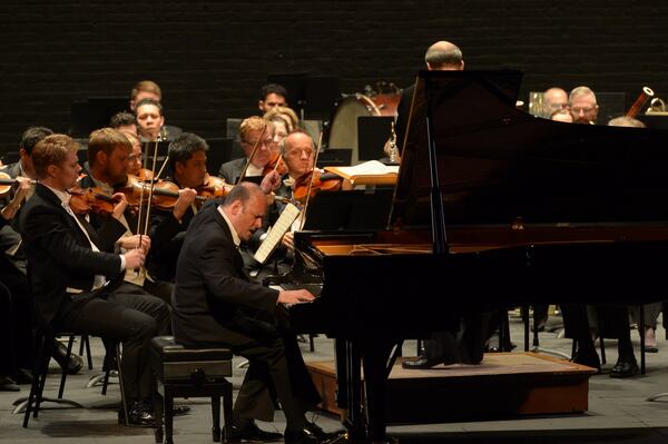 Pianist Louis Lortie is seen here performing with the Atlanta Symphony Orchestra at the Savannah Music Festival in 2016. PHOTO CREDIT: Frank Stewart