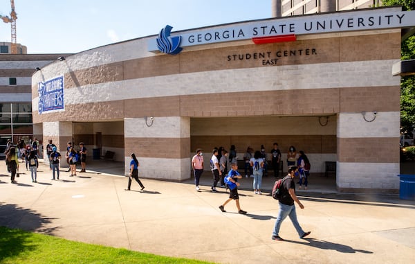 Georgia State University's student center, where some preachers have spoken. (AJC file photo)