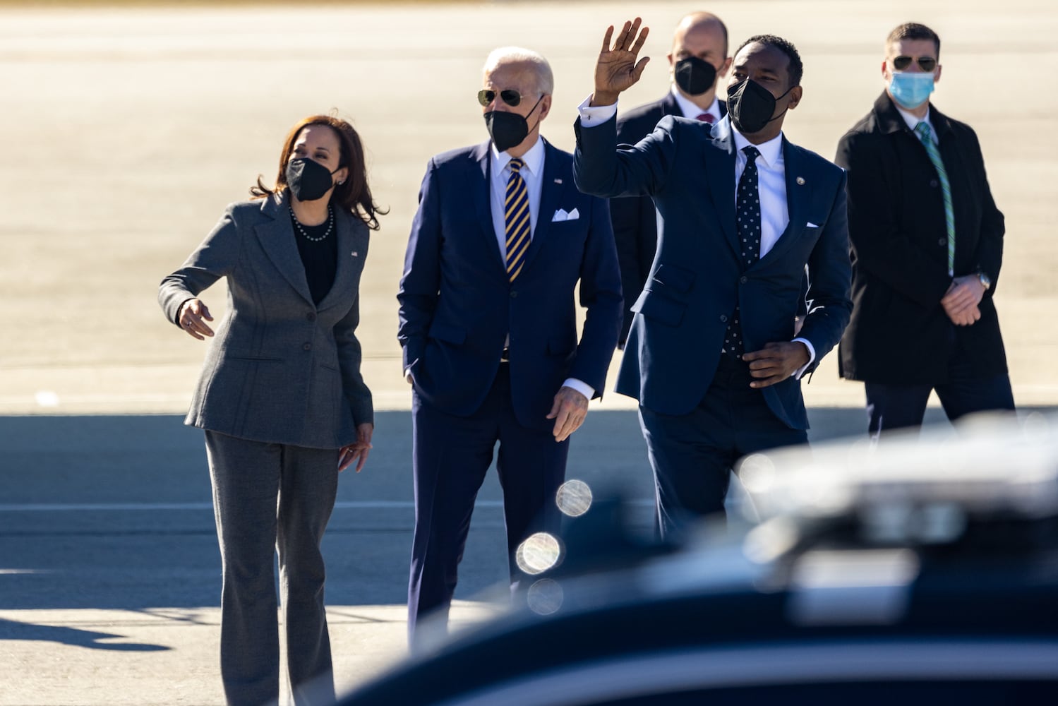 Biden & Harris Air Force One Arrival