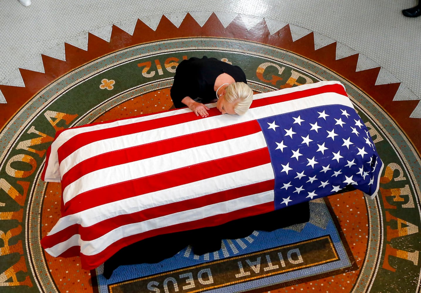 Photos: Sen. John McCain lies in state in Arizona Capitol