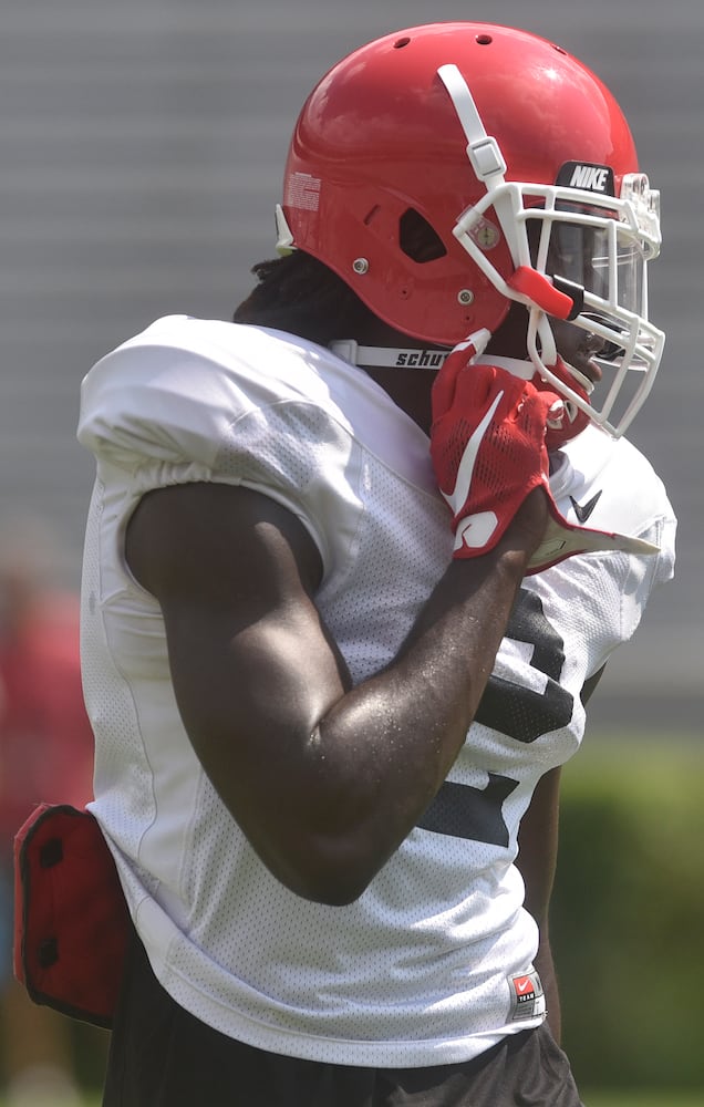 Photos: Bulldogs working hard even on Fan Day