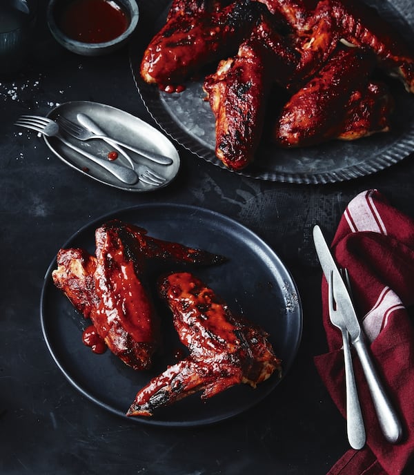 Turkey Wings Glazed with Strawberry BBQ Sauce from “Soul: A chef’s culinary evolution in 150 recipes” by Todd Richards. Courtesy of Time Inc. Books/Greg DuPree