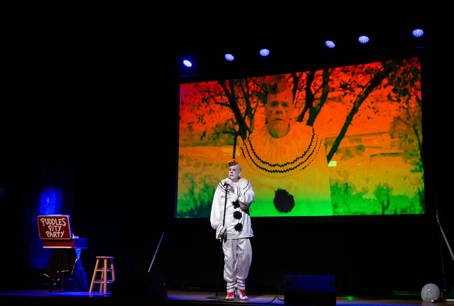 Atlanta, Ga: Puddles Pity Party sang for a packed house at Variety Playhouse, blazing through his renditions of all the classics on Saturday Sept. 7, 2024. (RYAN FLEISHER FOR THE ATLANTA JOURNAL-CONSTITUTION)