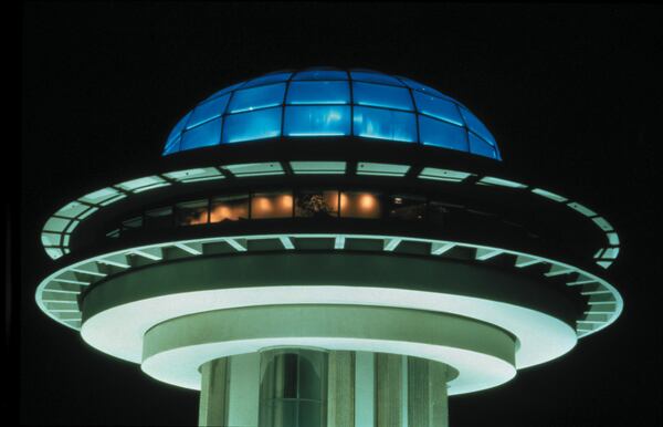 This is a 2005 shot of the Polaris restaurant atop the Hyatt Regency in downtown Atlanta. (File photo)