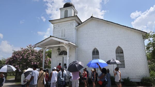 Tours of Whitney Plantation begin at the Antioch Baptist Church, in which freed slaves once worshiped. The historic structure moved to the museum after its congregation built a new chapel. (Kerri Westenberg/Minneapolis Star Tribune/TNS)