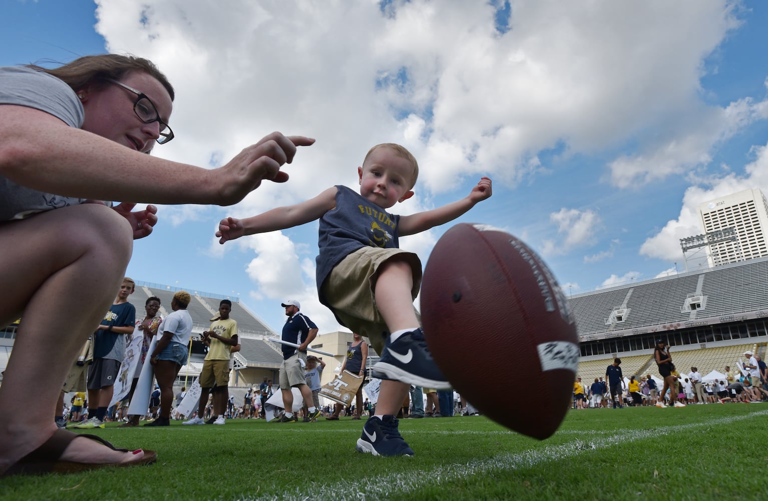 Photos: Fan day at Georgia Tech