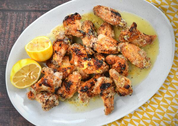 30-Minute Lemon Pepper Wet Chicken Wings. (Chris Hunt for The Atlanta Journal-Constitution)