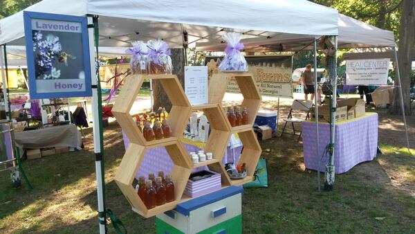  Tribble Farms sells its Lavender Infused Honey at the Alpharetta Farmers Market, the Sweet Apple Farmers, Artisans Market in Roswell and online at tribblefarms.com. Photo by Dianna Tribble.