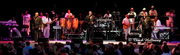 The O'Jays still have the moves and the singing chops. Photo: Chuck Holloway/Special to the AJC.