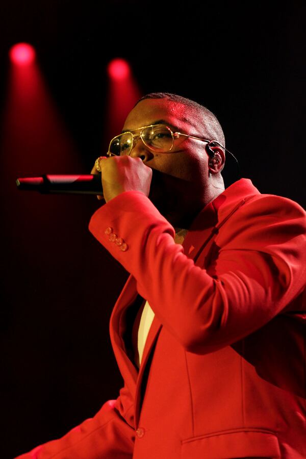 Nas co-headlined with Mary J. Blige on their "Royalty" tour, at the Cellairis Amphitheatre at Lakewood on Monday, August 26, 2019 in Atlanta. (Akili-Casundria Ramsess/Eye of Ramsess Media)