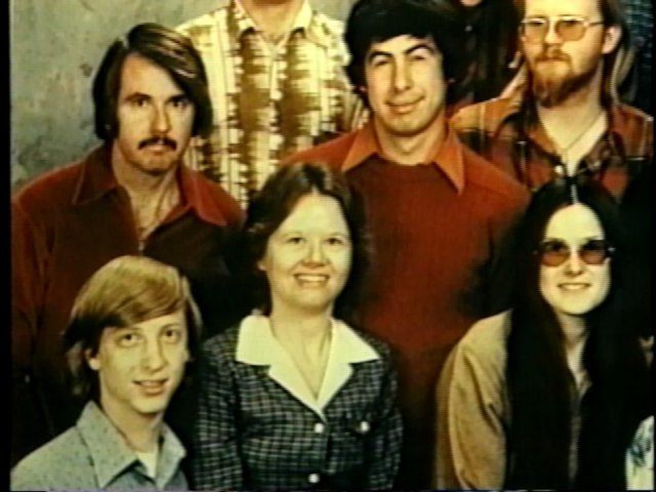 Bill Gates, with co-founders of Microsoft in 1975