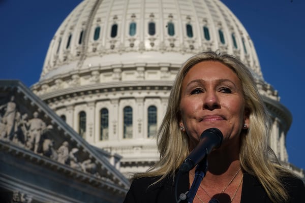 Rep. Marjorie Taylor Greene. (Drew Angerer/Getty Images/TNS)