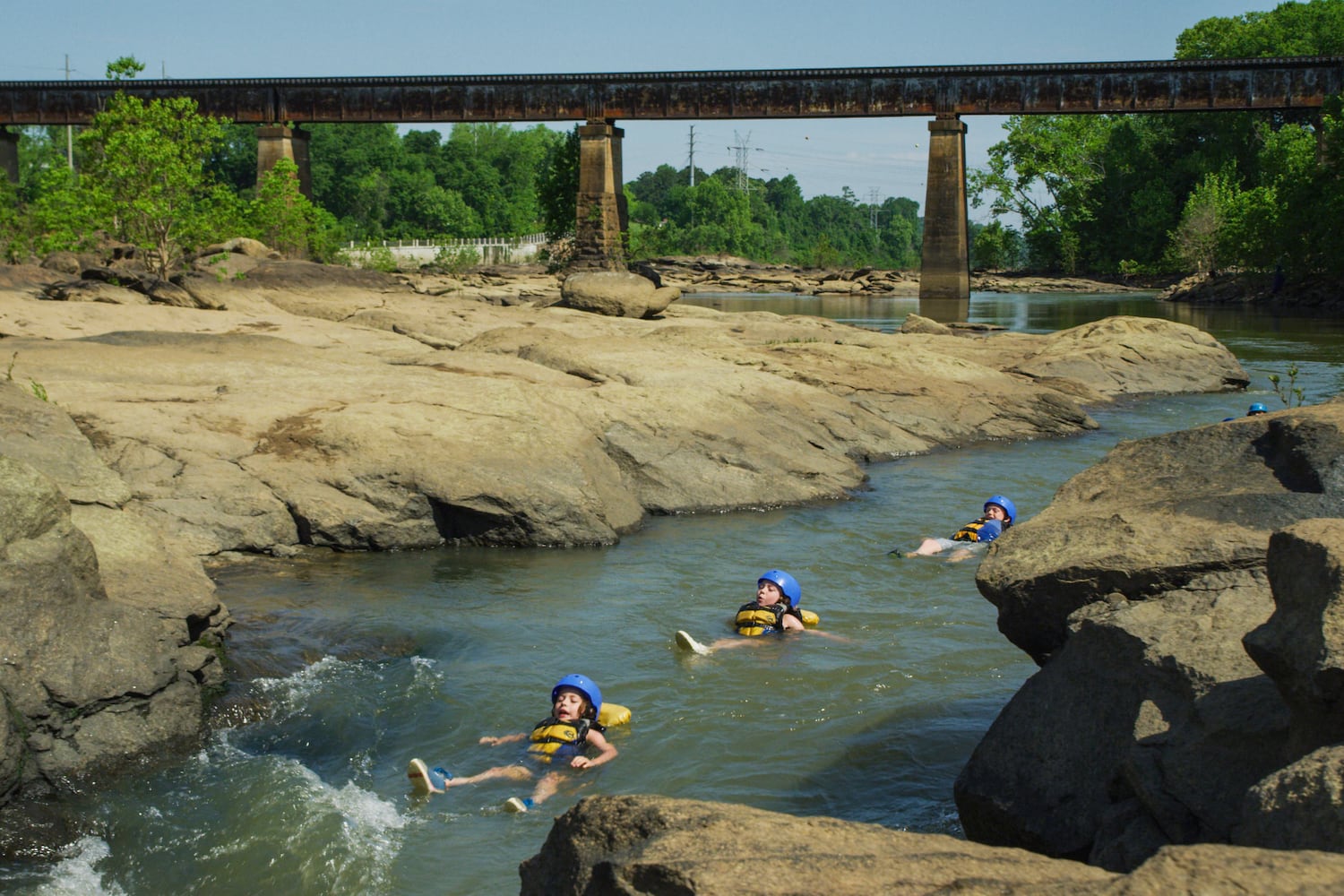 A river runs through Columbus, GA