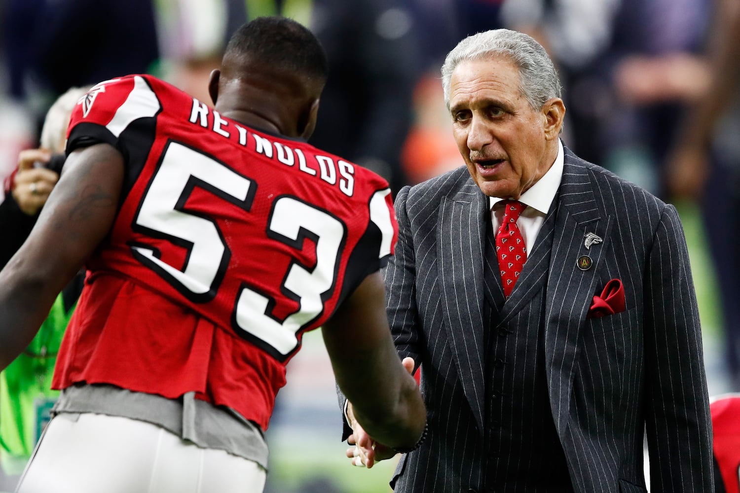 Photos: Arthur Blank and wife at Super Bowl