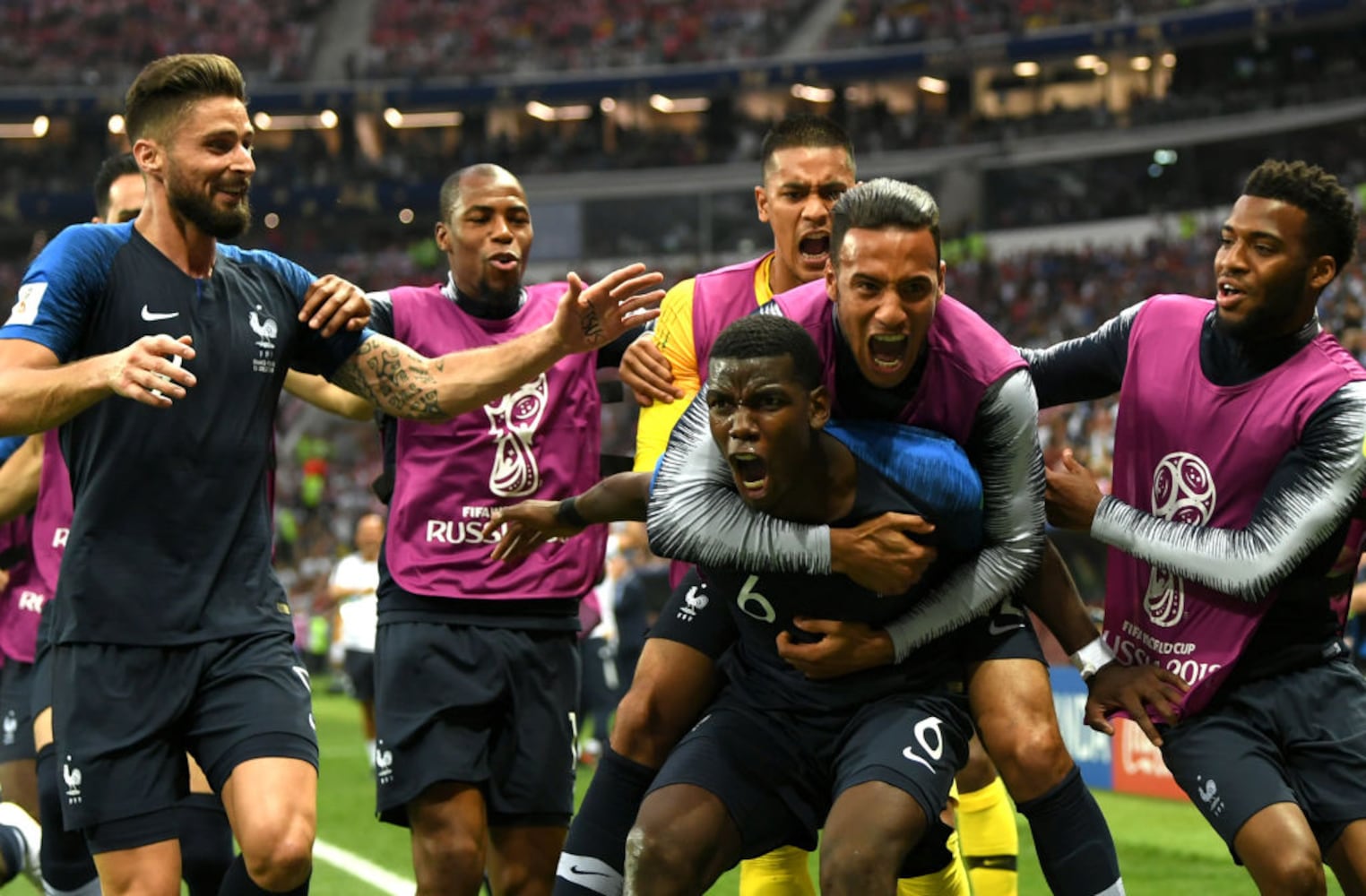 Photos: 2018 World Cup final -- France vs. Croatia