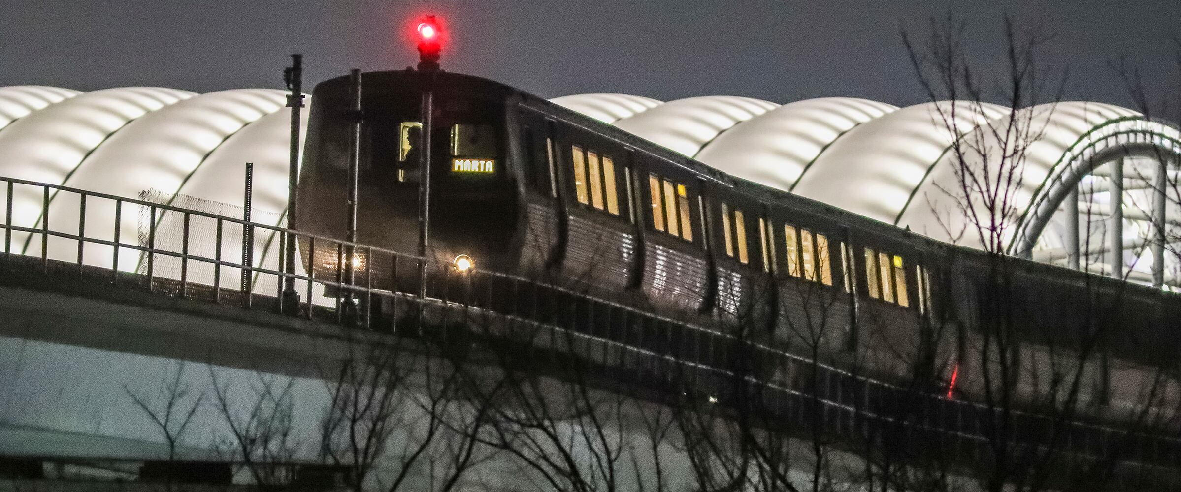 Derailed MARTA train slows airport access