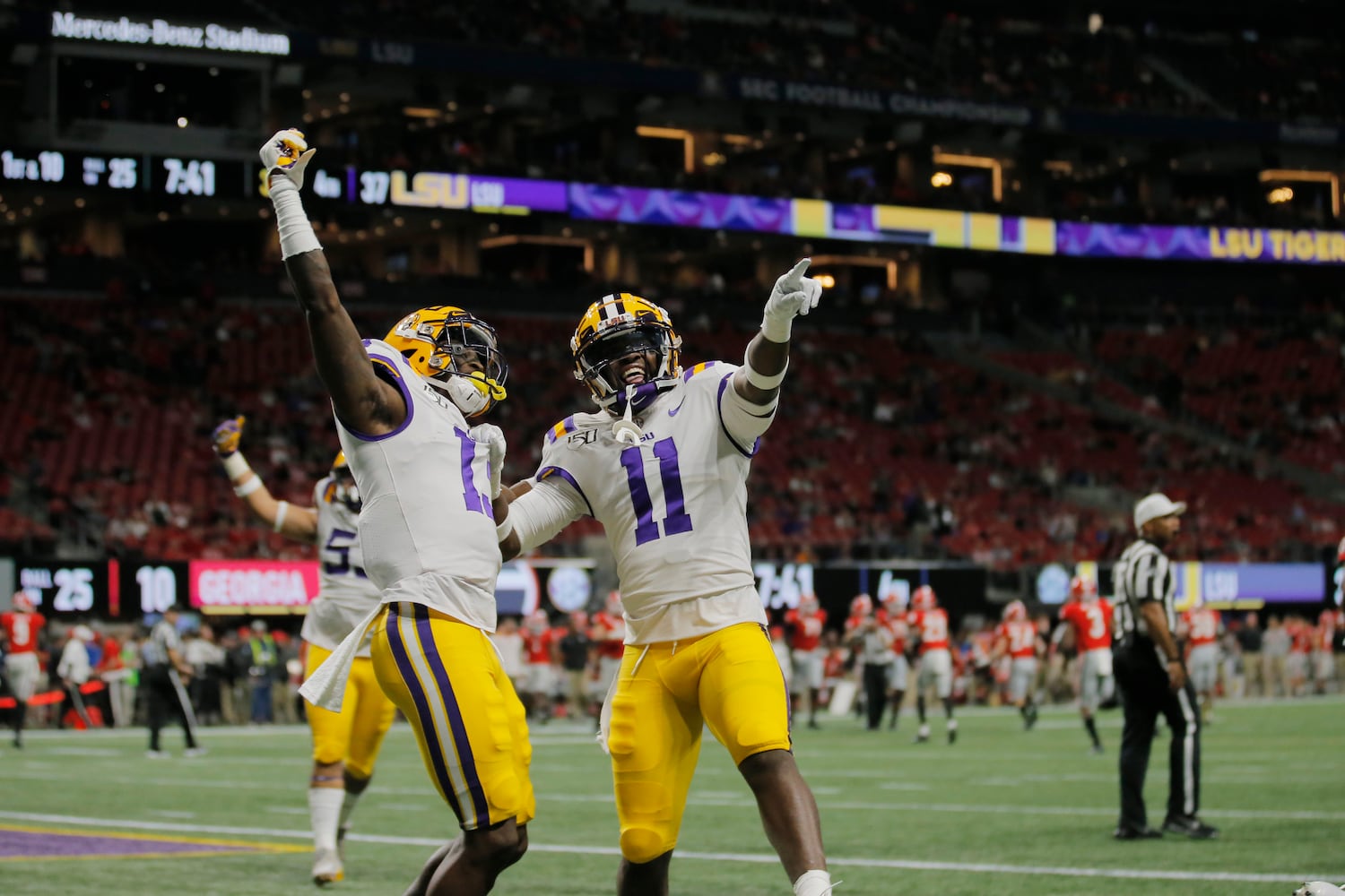 Photos: Bulldogs crushed by LSU in SEC Championship game