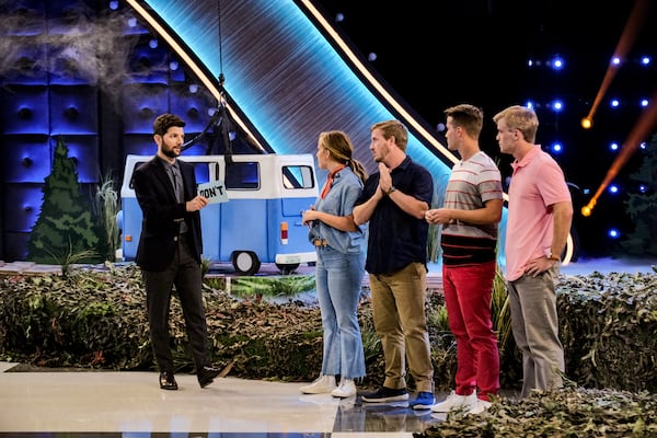 DON'T - "Don't Quit Your Day Job" - Don't miss Graham, Nathan, Leita and Reagan do their best to win $100,000 by competing in a series a challenges - "Don't Embarrass Yourself," "Don't Make Me Turn This Car Around," "Don't Play With Matches," "Don't Drink" and "Don't Look Back" - on the season finale of "Don't," THURSDAY, AUG. 13 (9:00-10:00 p.m. EDT), on ABC. (ABC/Guy D'Alema)
ADAM SCOTT, LEITA WILLIAMS, GRAHAM WILLIAMS, NATHAN WILLIAMS, REAGAN WILLIAMS