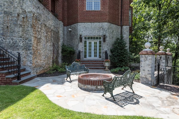 A look at 3863 Streamside Drive in Marietta, which is being sold for $2.5 million. The 12,000-square-foot castle sits on an acre just off Sope Creek.