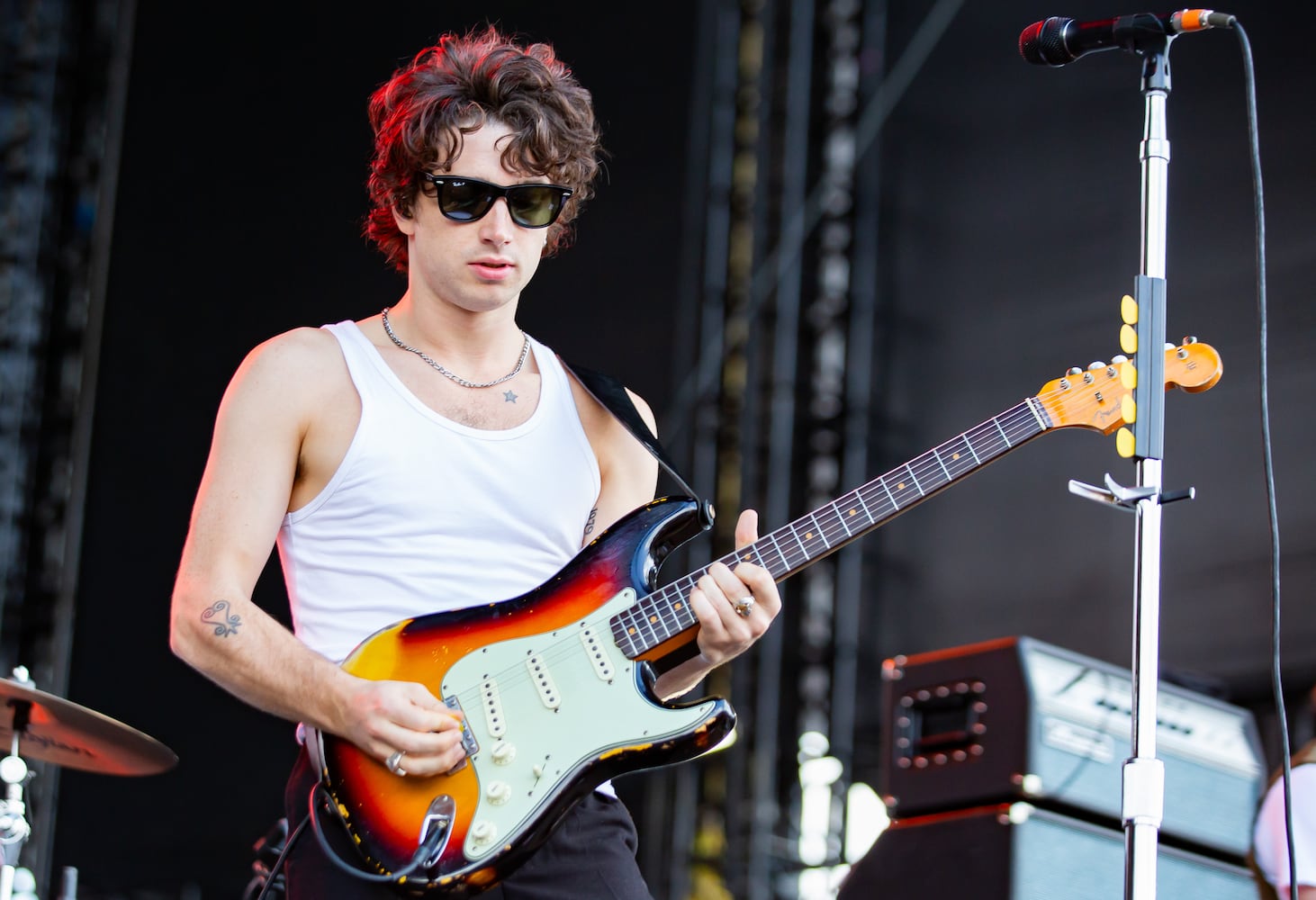 Atlanta, Ga: Big crowds turned out to catch Inahler featuring lead vocalist Elijah Hewson (son of Bono from U2). Photo taken Sunday September 17, 2023 at Piedmont Park. (RYAN FLEISHER FOR THE ATLANTA JOURNAL-CONSTITUTION)