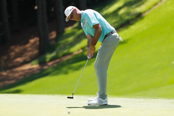 Being back at the Masters means that Stewart Cink gets to enjoy Wednesday's par-3 contest as well. 