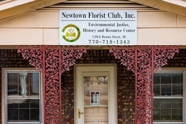 The Newtown Florist Club began as a social club and has grown into an environmental justice organization fighting for the Black community built on a landfill and surrounded by industrial factories in Gainesville. Many residents have contracted cancer or lupus. The organization still tracks all those who lived in the area as children and document illness and death.  (Jenni Girtman for The Atlanta Journal-Constitution)