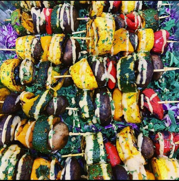 Veggie kabobs cooked on a grill are one of chef Devika Patridge’s favorite ways to eat vegetables. CONTRIBUTED BY DEVIKA PATRIDGE