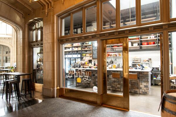 The Pantry and Provisions exterior inside the Healey Building. Photo credit- Mia Yakel.