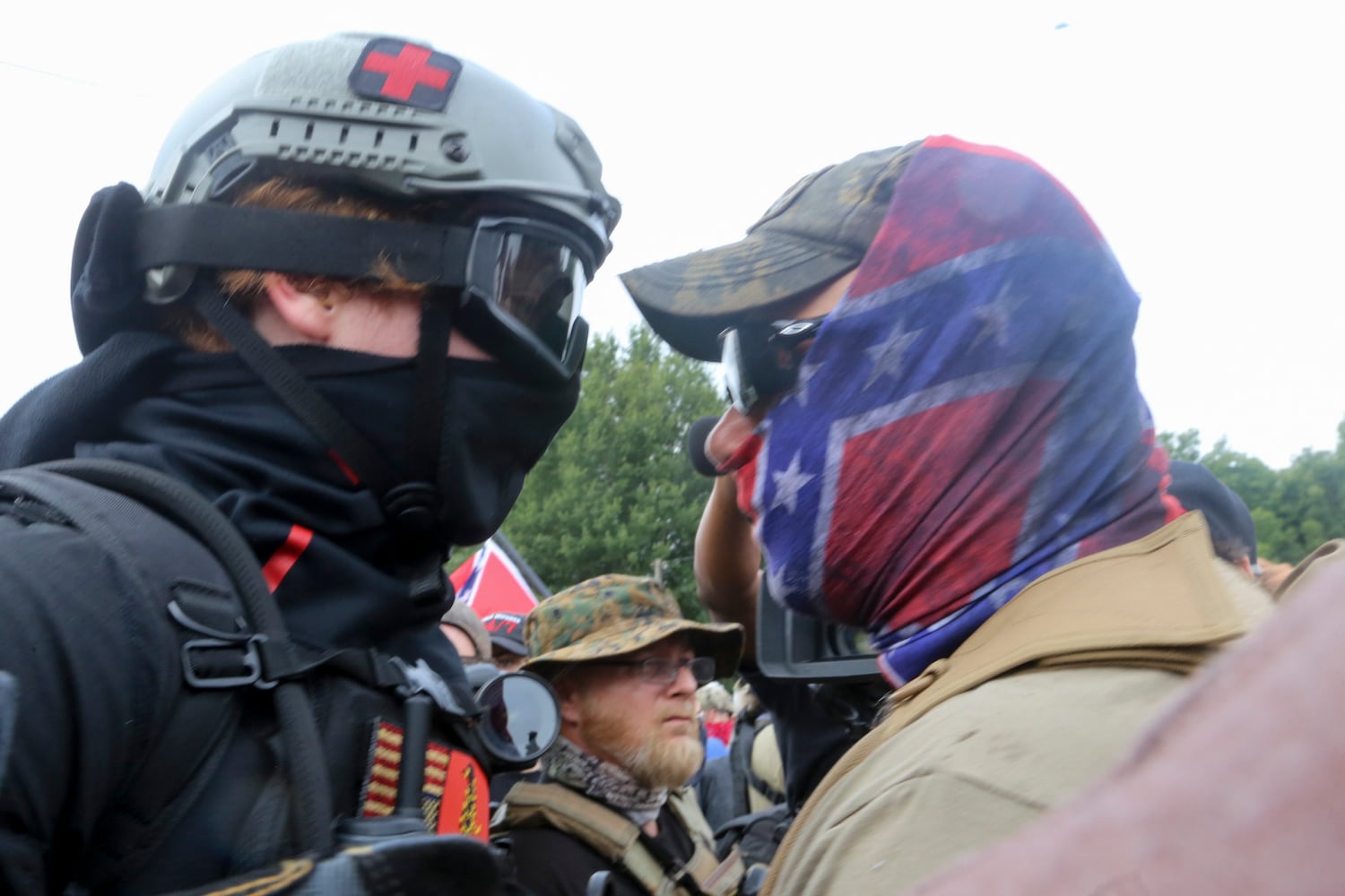 Stone mountain protest